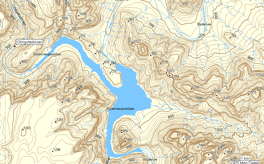 Blyderivierspoortdam sample detail